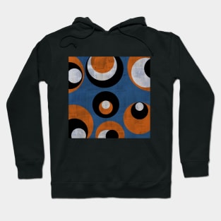 Retro Geometric Design Hoodie